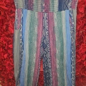 Mudd Striped Multicolor Comfy Lounge Pants Size Large